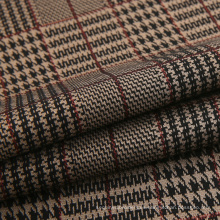 Textiles teñidos de hilo Jacquard Brocade Tessuti Fabric Japan Check Coat Tartan Tipo de tela para pantalones para pantalones